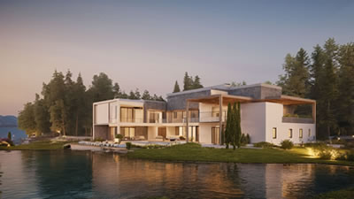 Farm House By The Lake